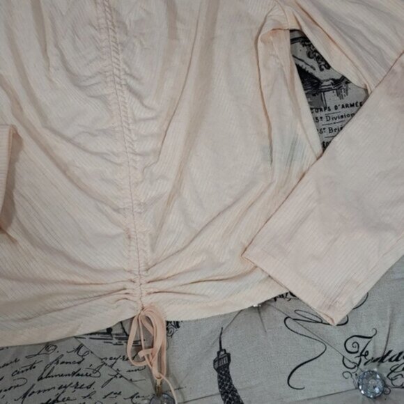 AFRM Women's Mollie Drawstring Crop Top - Picture 3 of 4